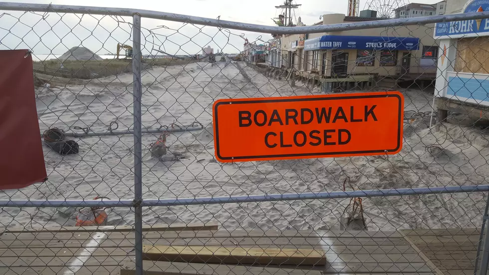 Several Blocks of Old Ocean City Boardwalk Removed as Part of Rehab Project