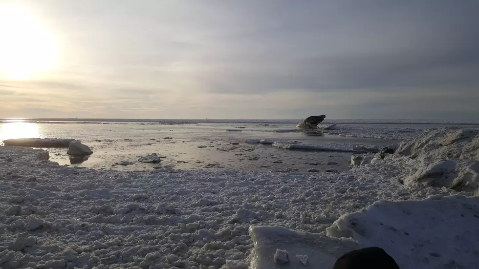 Watch Large Chunks of Ice Batter the USS Atlantus Wreck off Cape May