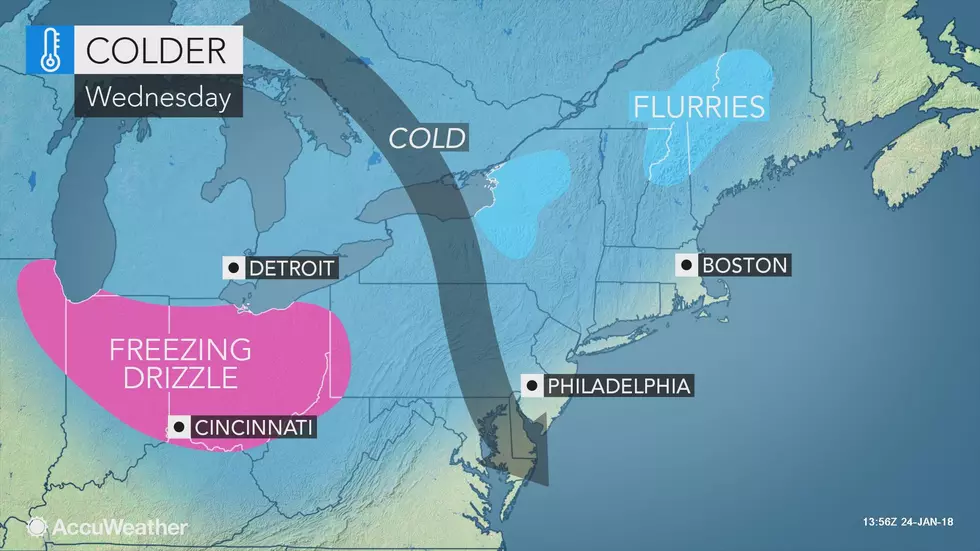 Typical Cool January Temps and Quiet Weather Settles in to NJ