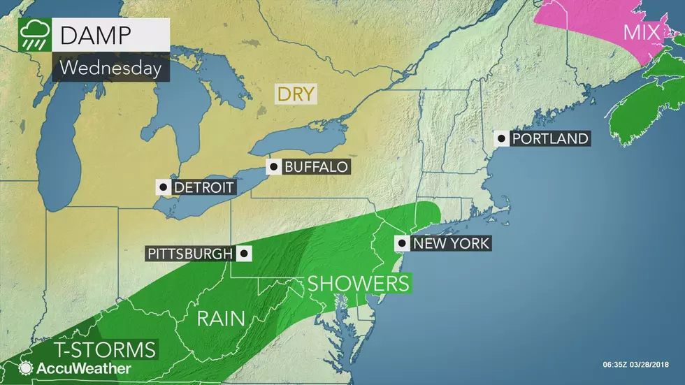 Occasional Rain Showers and Rising Thermometers Ahead for NJ