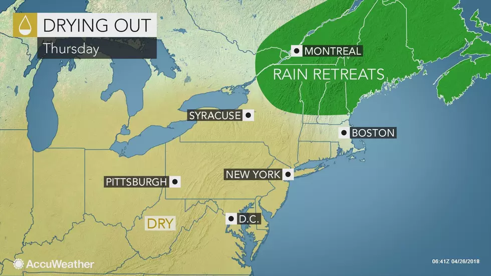 A Flip-Flopping Forecast for NJ: Dry Thursday, Wet Friday