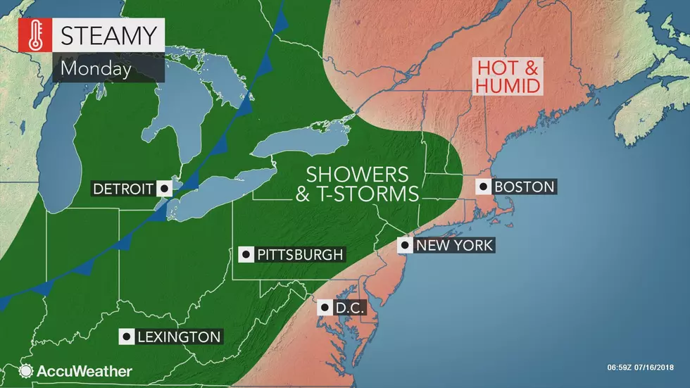 Steamy and Stormy: Front-loaded Weather Week for NJ
