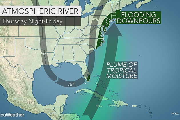 Another Big Storm &#8211; Another Very Wet, Windy, Warm Forecast for NJ