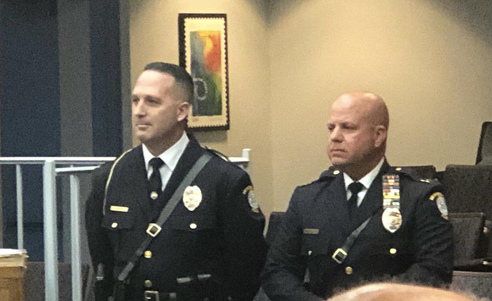 Two Promoted to Captain in EHT Police Department