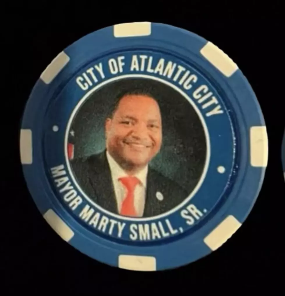 Atlantic City Mayor Presents Vice President Harris With Photo of Himself