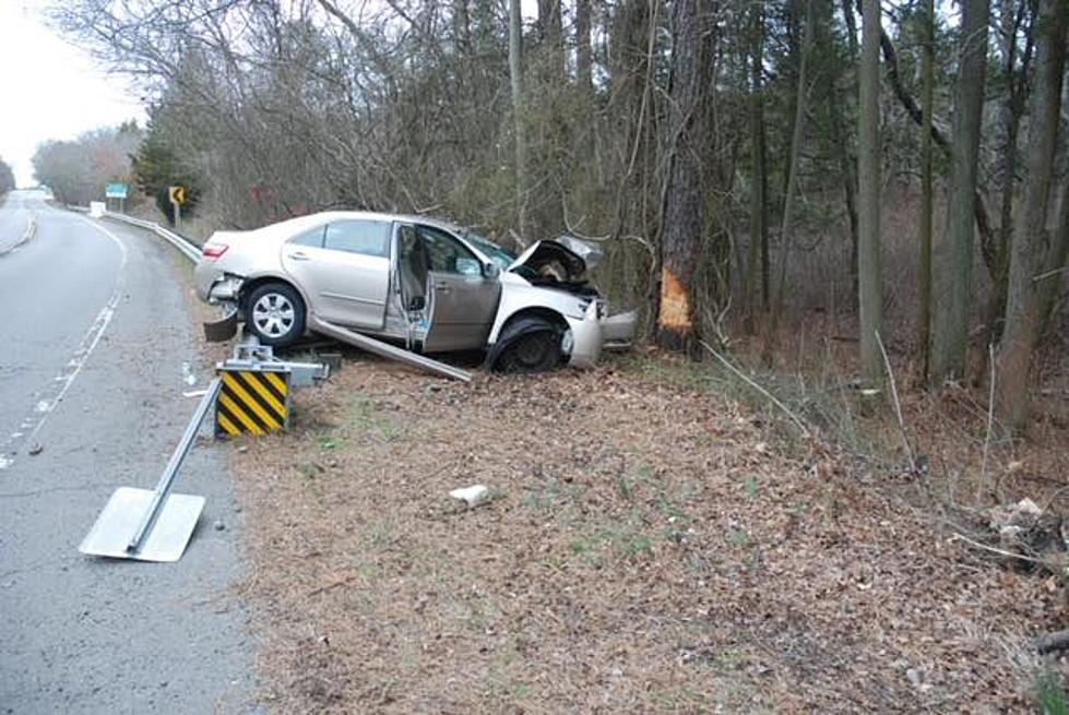 2 Hurt When Car Hits Large Tree in Manchester Twp.