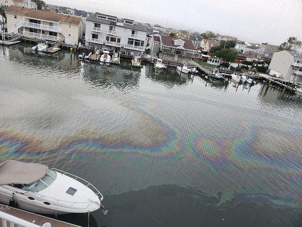 (Photos) Very Large Oil Slick In Atlantic City, New Jersey Bay