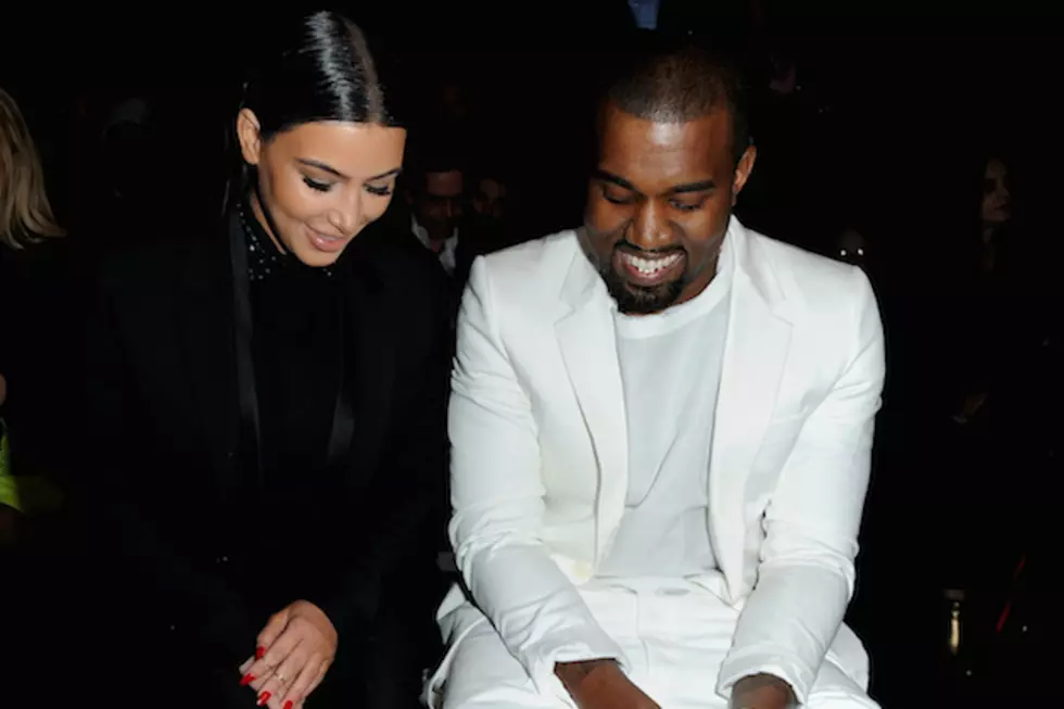 Kanye West, Kim Kardashian Attend Givenchy Show in Paris