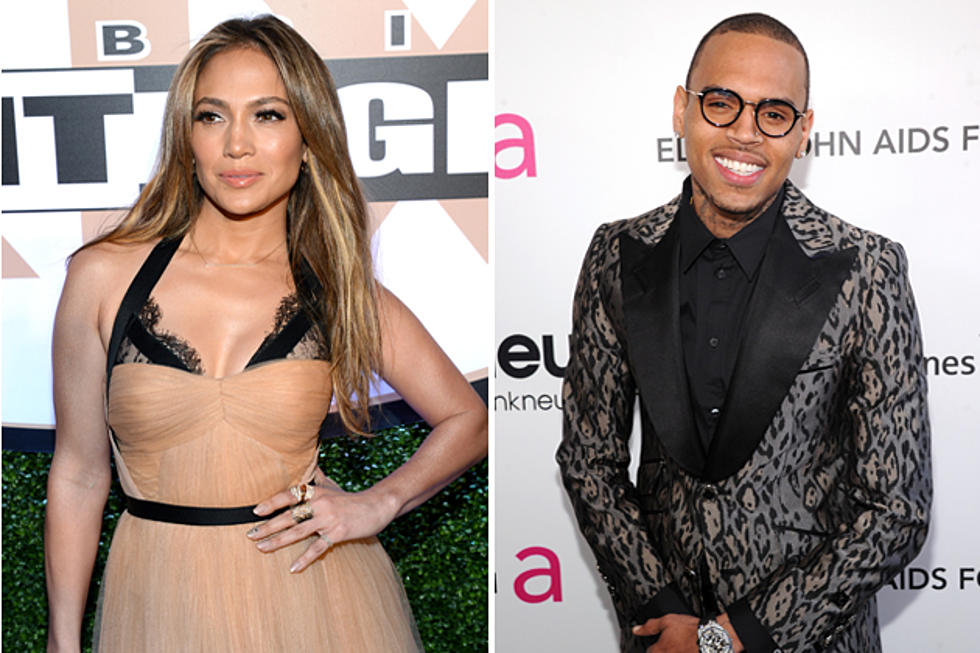 Jennifer Lopez Gets in the Studio With Chris Brown for New Album