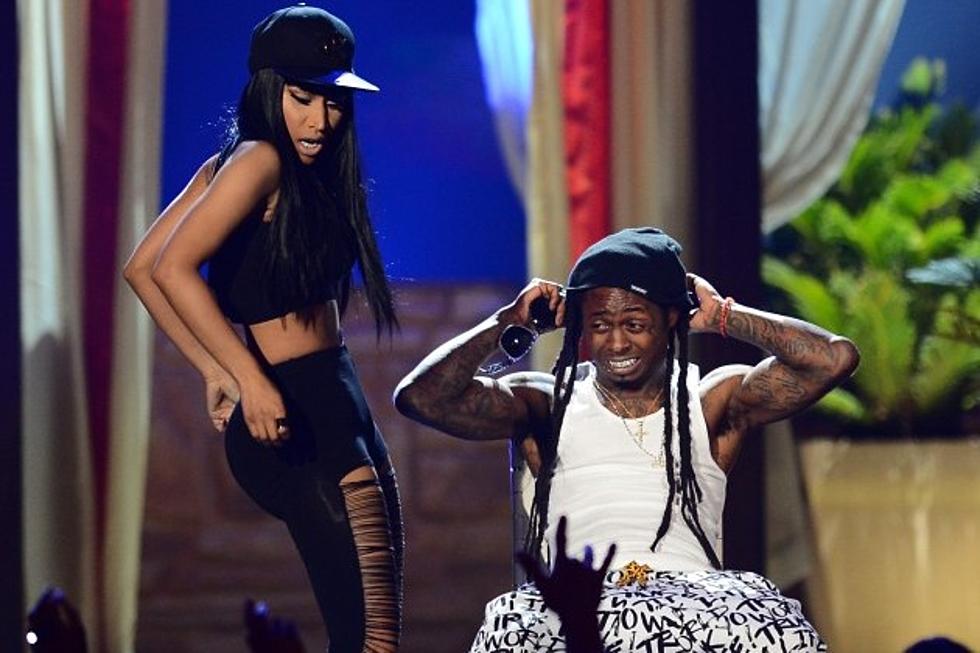 Nicki Minaj Gives Lil Wayne a Lap Dance During &#8216;High School&#8217; Performance at 2013 Billboard Music Awards