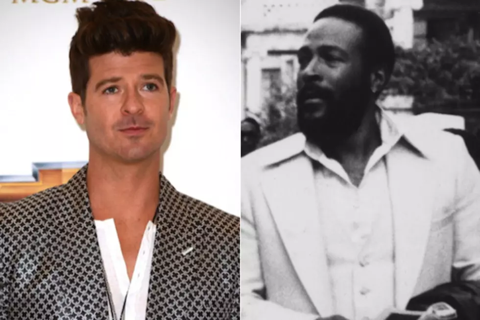 Robin Thicke Sued by Marvin Gaye&#8217;s Oldest Son Over &#8216;Blurred Lines&#8217;