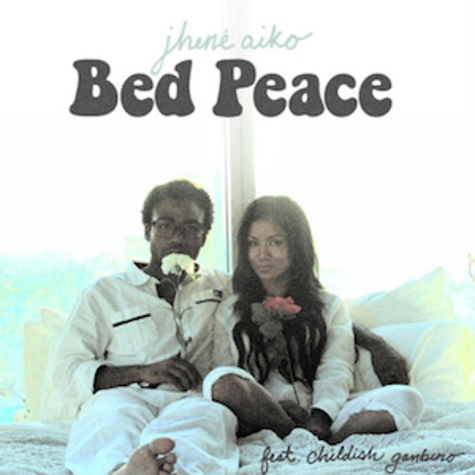 Jhene Aiko Cuddles with Childish Gambino on &#8216;Bed Peace&#8217;