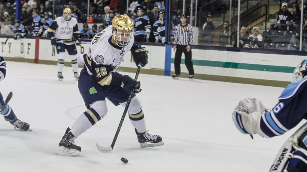 Notre Dame Sweeps Maine [VIDEO]