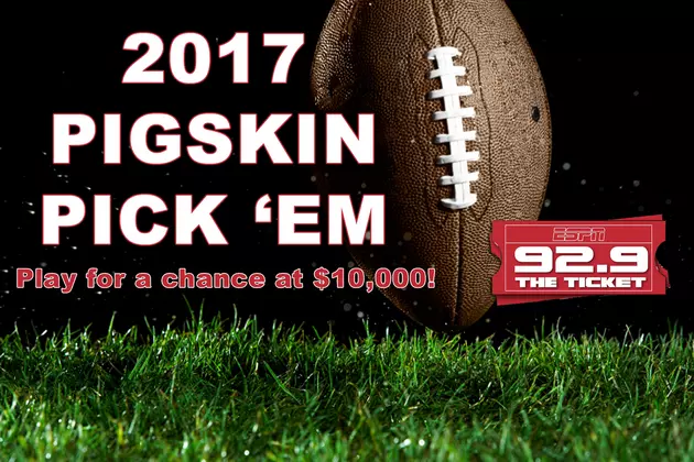 Sports Radio 92.9 The Ticket Pigskin Pick&#8217;em Results [2017-2018]