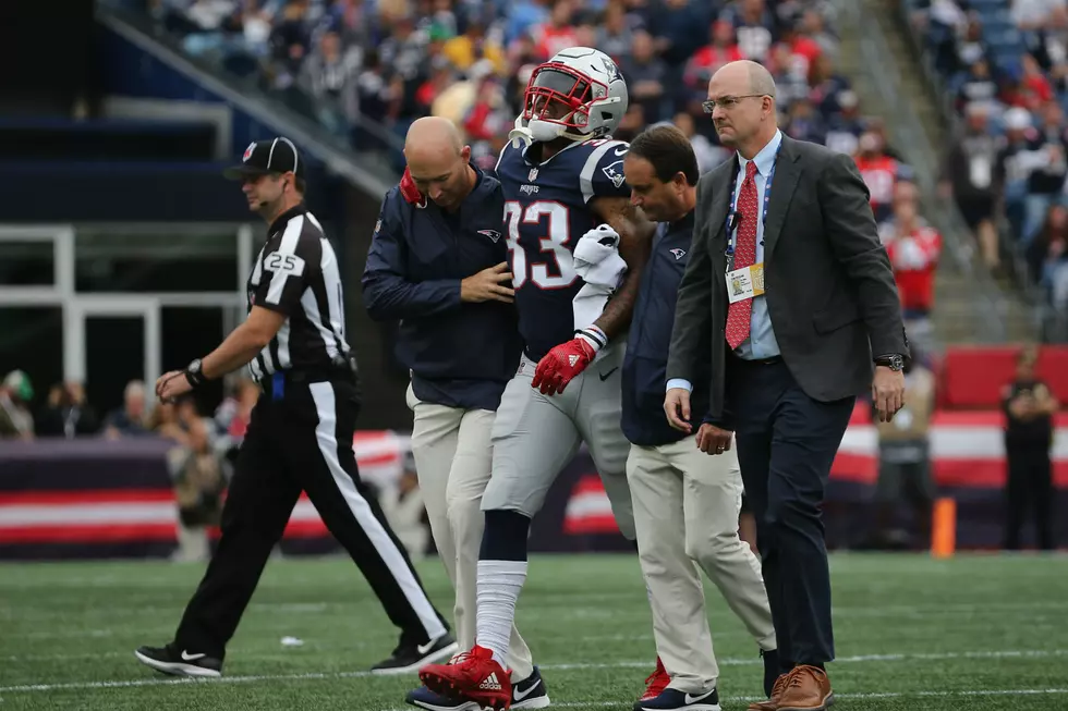 Patriots RB Hill Has ACL Tear