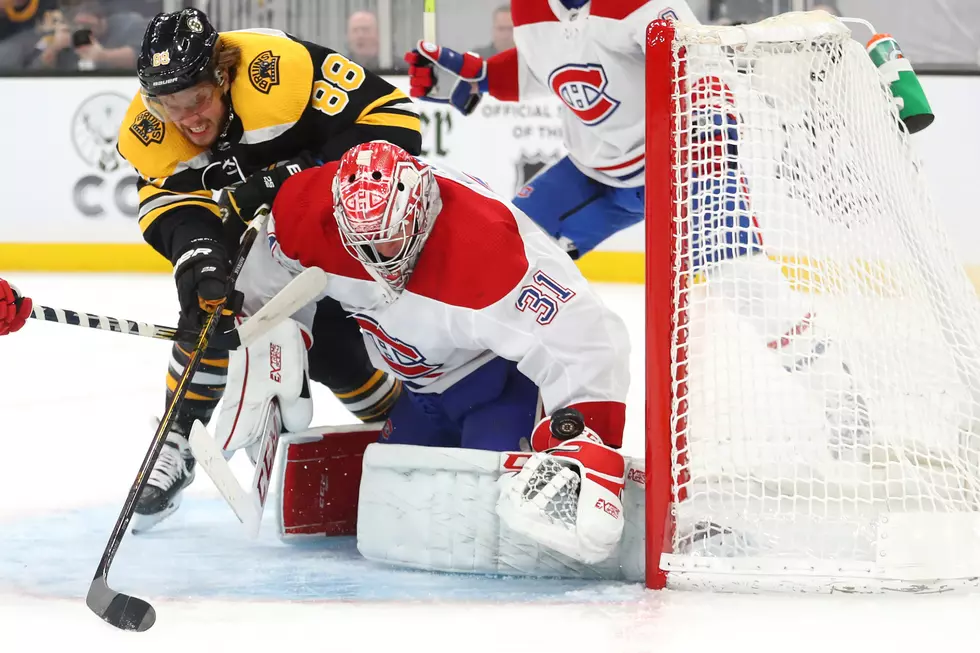 Pastrnak gets hat trick, Bruins beat Canadiens 4-1