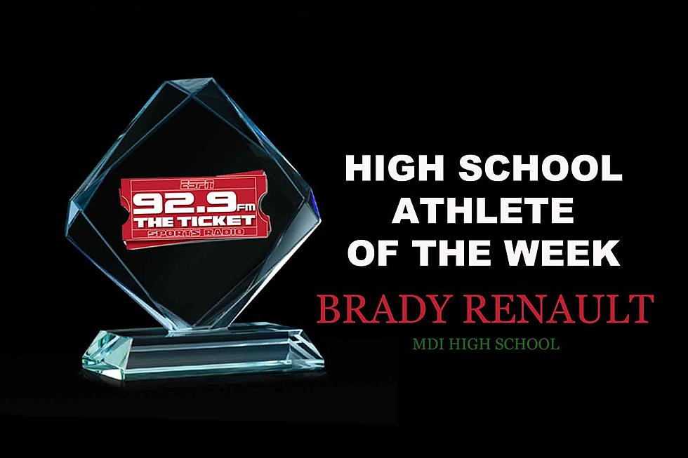 Brady Renault of MDI Voted High School Athlete of the Week