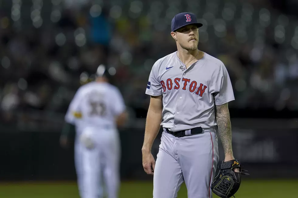 Houck strikes out 10 and the Red Sox capitalize on 5 errors to beat the Athletics 9-0