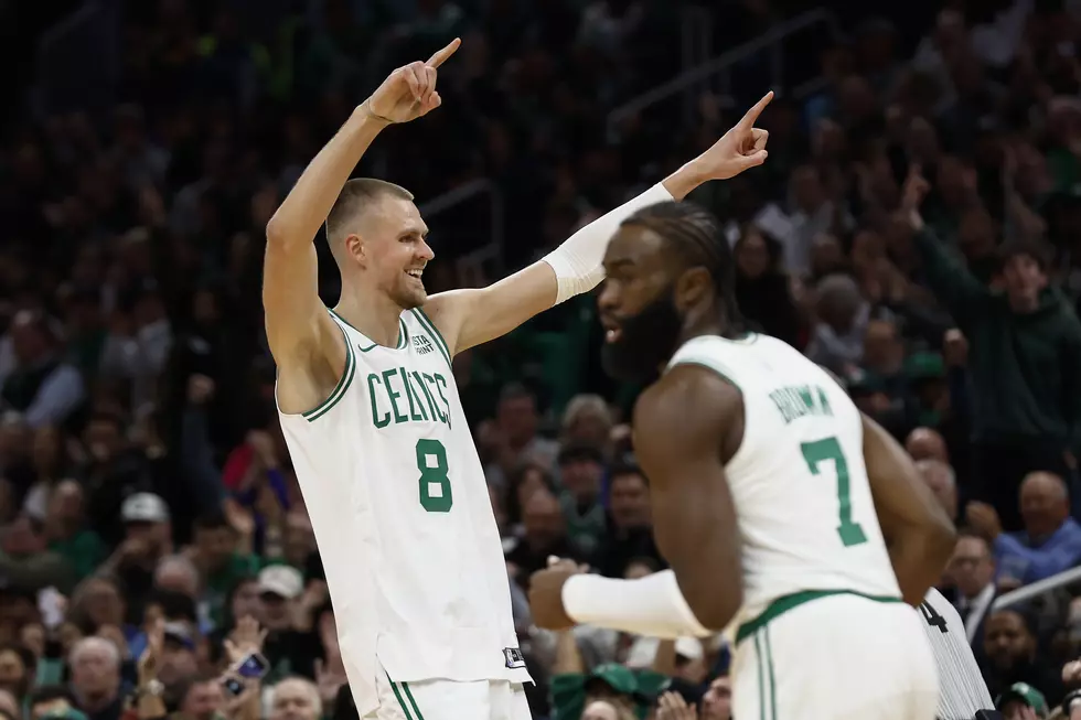 Porzingis scores 27, Celtics earn home-court advantage in playoffs with 135-100 win over Thunder