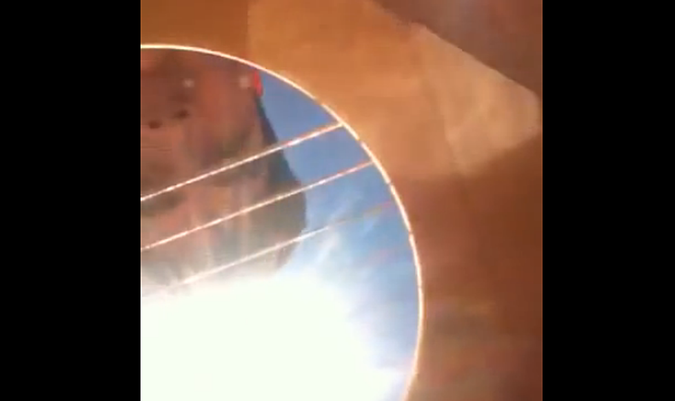 He Puts His iPhone in His Guitar And This Happens