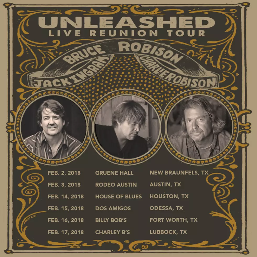 Jack Ingram, Charlie Robison, Bruce Robison Continue &#8216;Unleashed Live Reunion Tour&#8217;