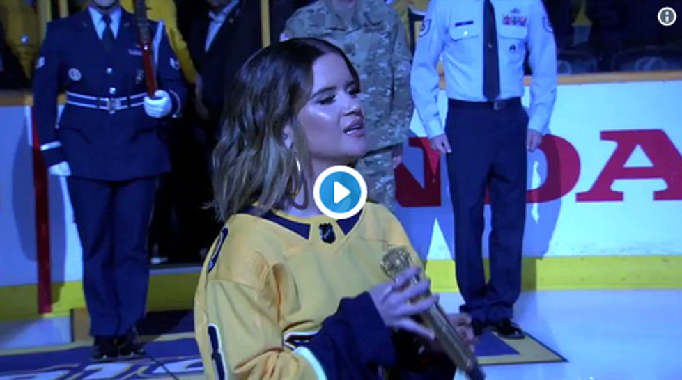 Maren Morris Performs National Anthem During NHL Playoffs