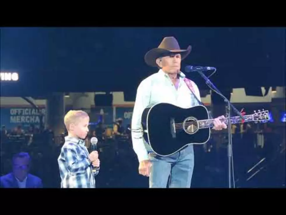 George Strait & Grandson Harvey ‘God and Country Music’ From NRG Stadium