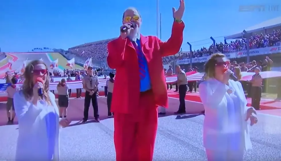 WATCH: Shinyribs Performs National Anthem At US Grand Prix