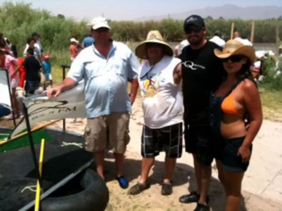 Super Mario and Courtney Nelson Featured In El Paso Times Article About The KLAQ River Raft Race