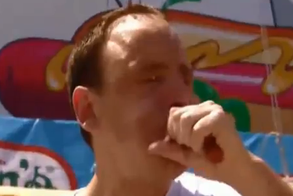 Joey Chestnut Sets A New Record By Eating 69 Hot Dogs! [Video]