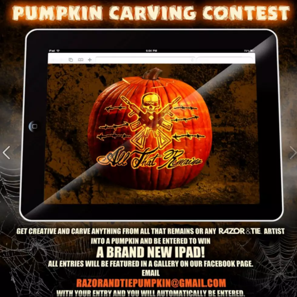 All That Remains Holding A Pumpkin Carving Contest! [VIDEO]