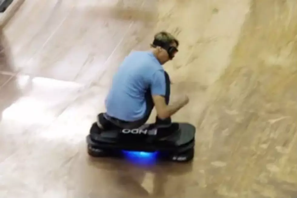 Tony Hawk Rides The First Real Hoverboard
