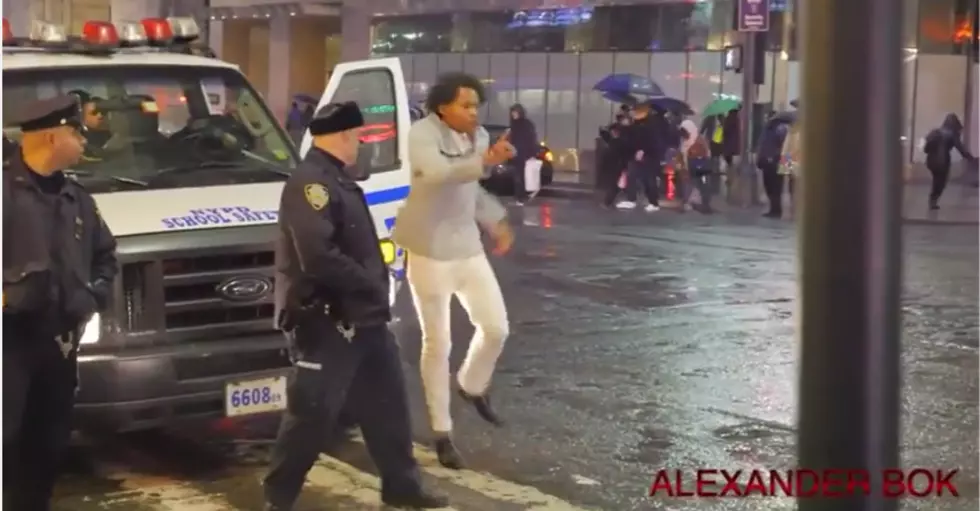 Police Throw Man to Ground for Filming Ellen Dance Dare Video
