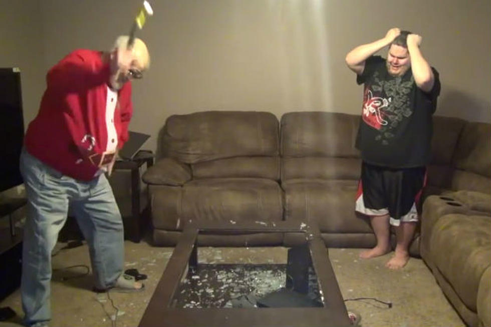 Angry Grandpa Destroys PS4!