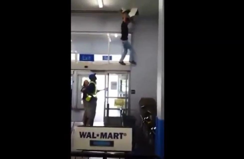 Criminal Makes Daring Escape Through Walmart Ceiling