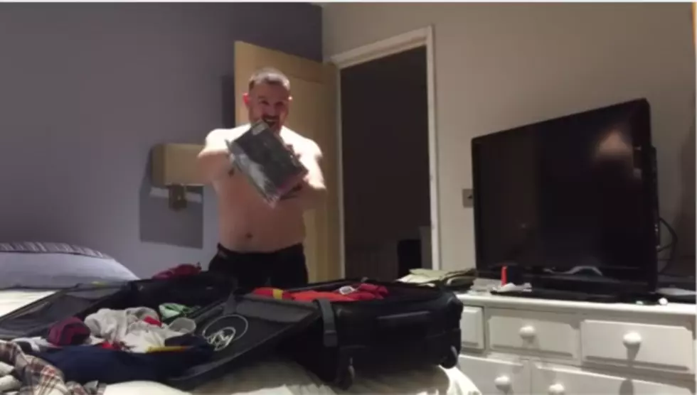 Grown Man Turns Into a Child When He Finds A Surprise BB-8 in Luggage