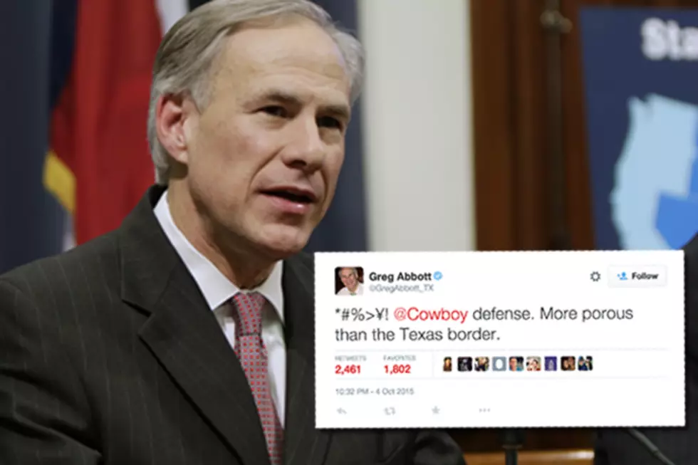 Texas Gov. Greg Abbott Compares Cowboys&#8217; Defense to Mexican Border
