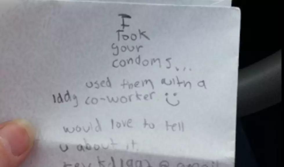Car Transport Worker Uses Condom in Woman's Car, Leaves Note for Her