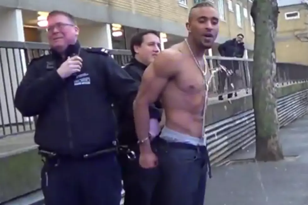 Dude Pees Upward on Self During Arrest
