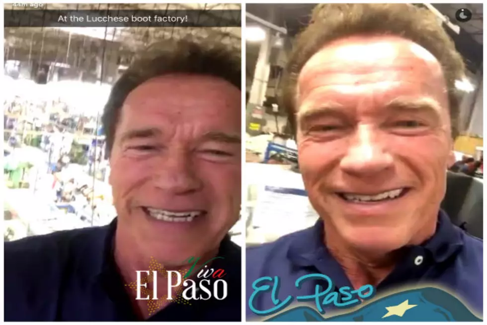 Arnold Schwarzenegger Visits El Paso, Texas