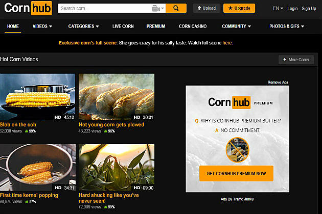 Pornhub Is Getting Corny for April Fool&#8217;s Day