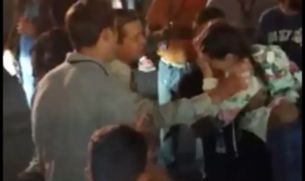 Brad Pitt Saves Girl Being Crushed By Crowd Of Fans On His Movie Set