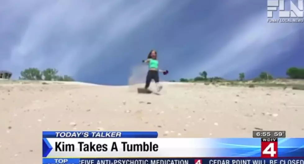 Reporter Wipeouts Out During Live Broadcast