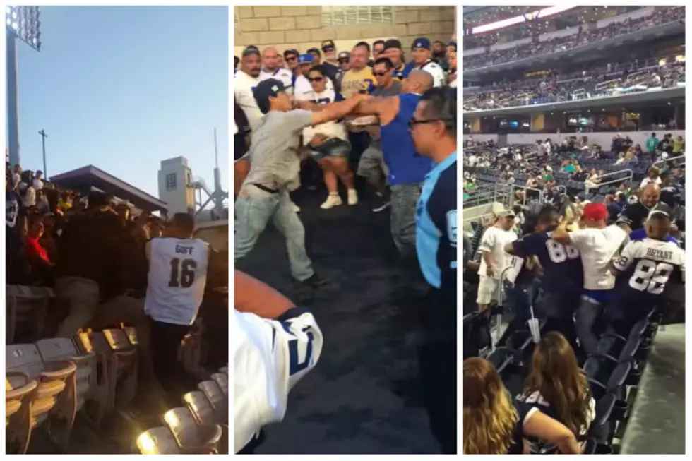 Dallas Cowboys Fans Fight