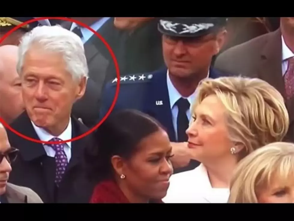 Watch Hillary Clinton Bust Bill Ogling Women at the Inauguration