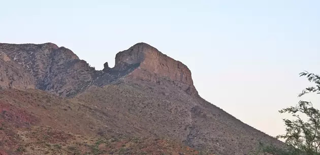 Can You Spot The Elephant Laying On The Franklin Mountains?