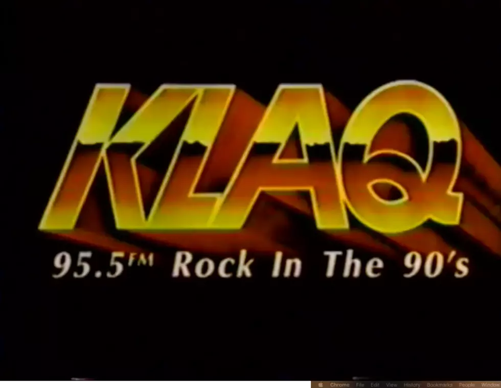 Classic KLAQ Commercial With Dingy Girls and Falling DJs