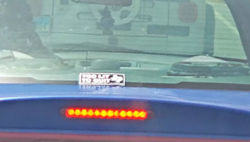 Car Decals Make An Interesting Read In Traffic Or At A Stop Light