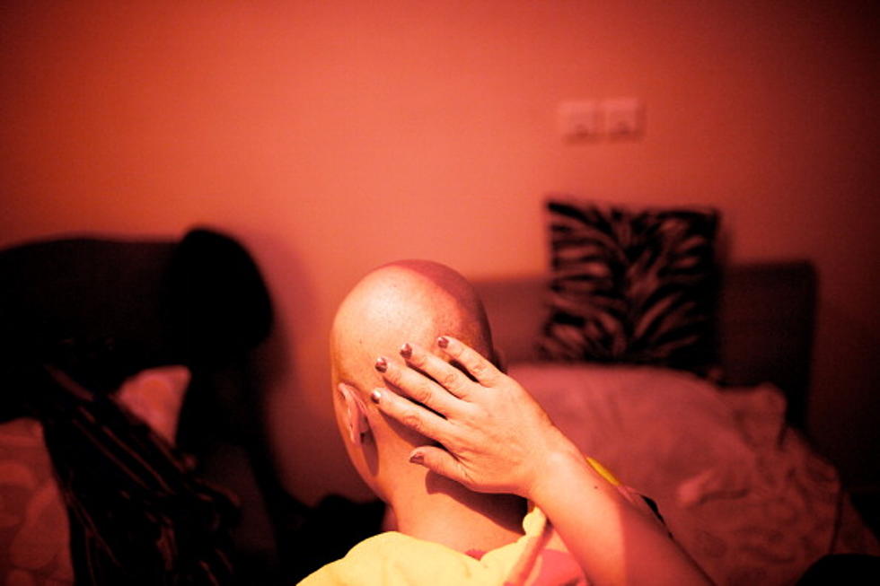 El Paso Mom Supports Her Son by Shaving the Hair Off Her Own Head