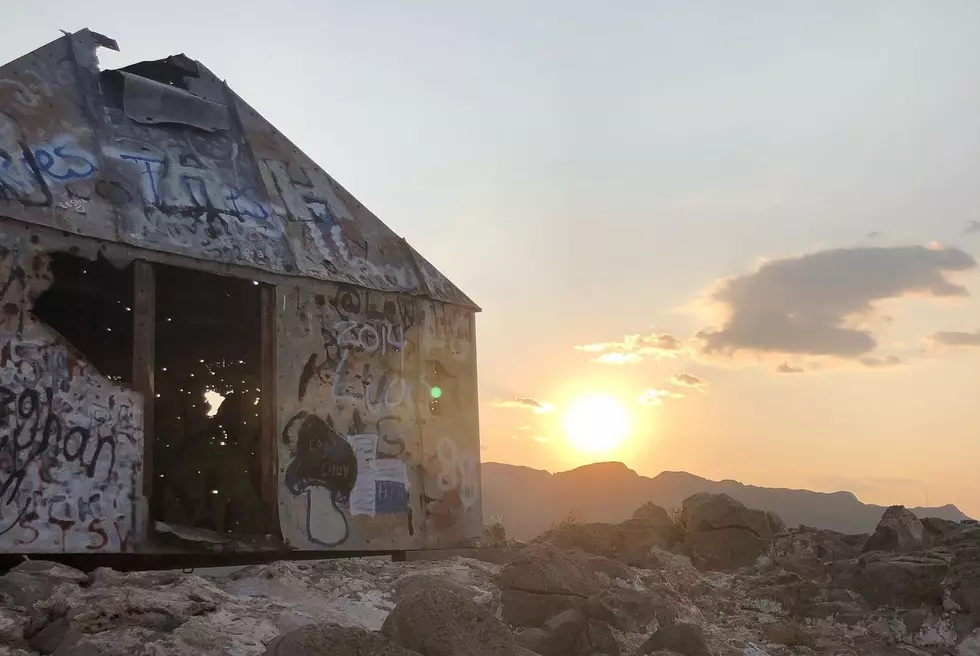 An Abandoned House Sits on Top of Sugarloaf Mountain in El Paso 